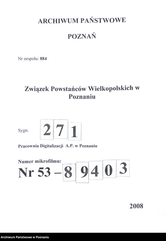 Obraz 1 z jednostki "Łowyń, powiat Międzychód - akta koła."