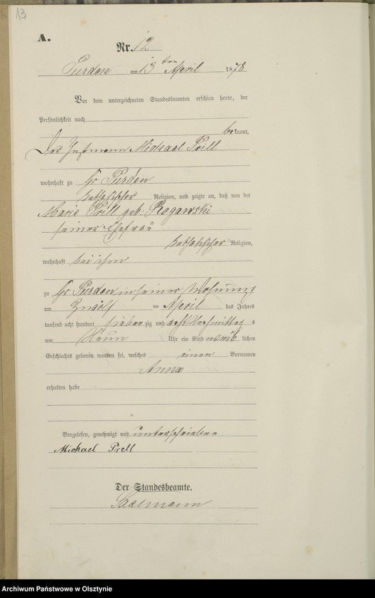 image.from.unit.number "Geburts-Haupt-Register Nr 1 - 65"