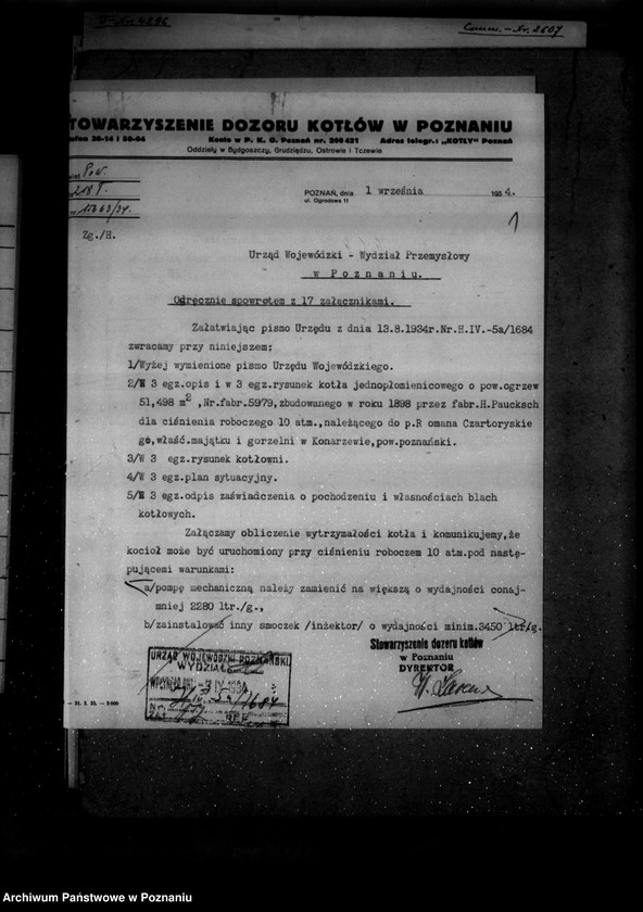 Obraz 6 z jednostki "Gorzelnia rolnicza w Konarzewie powiat poznański własność ks. R. Czartoryskiego nr woj. 1684"