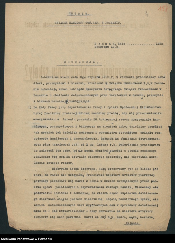 Obraz 6 z jednostki "[Materiały dotyczące ustalania płac dla pracowników zatrudnionych w przemyśle i handlu]"