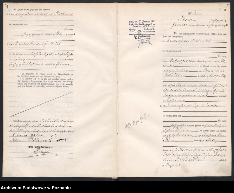 Obraz 5 z jednostki "Księga małżeństw"