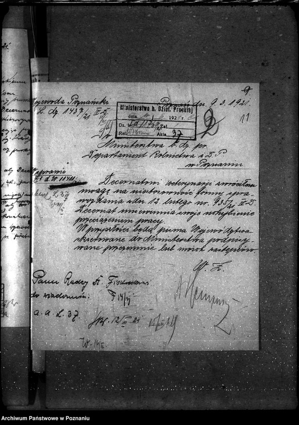 Obraz 15 z jednostki "Sprawy osobowe Poznański Urząd Wojewódzki [personalne - sprawozdania miesięczne]"