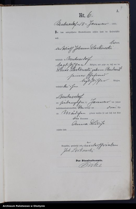 image.from.unit.number "Geburts-Haupt-Register Nr 1 - 181"