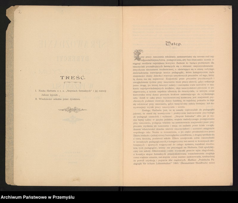 image.from.unit "Sprawozdanie Dyrekcji C.K. Gimnazjum I w Przemyślu za rok szkolny 1898"