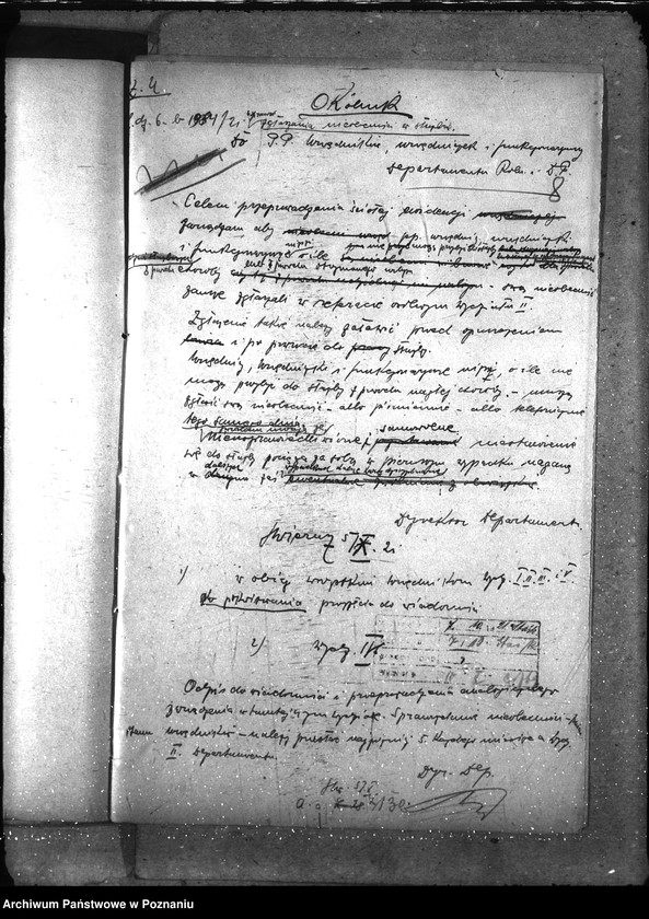 Obraz 12 z jednostki "Okólniki i rozporządzenia wewnętrzne dep."