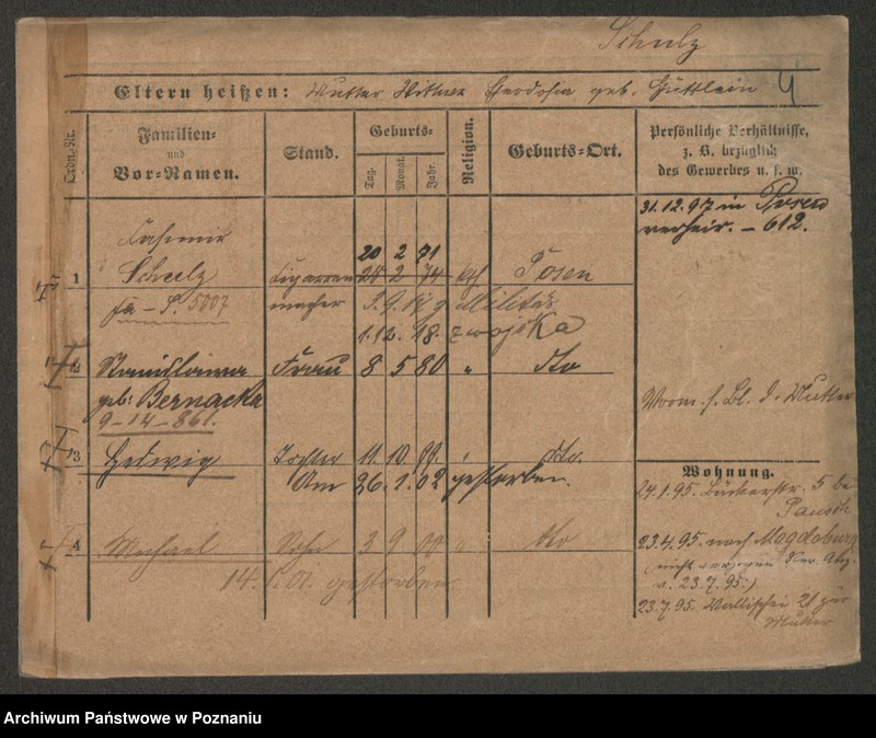 Obraz 12 z jednostki "Szulc (żonaci od Kazimierz do wdowy)"