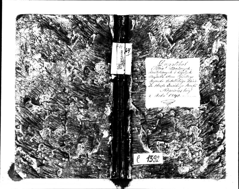 image.from.unit.number "Duplikat Aktów Urodzonych, Zaślubionych i Zeszłych Urzędnika Stanu Cywilnego Rzymsko-Katolickiego Kościoła Obrzędu Łacińskiego Parafii Kopciowskiey z Roku 1840"