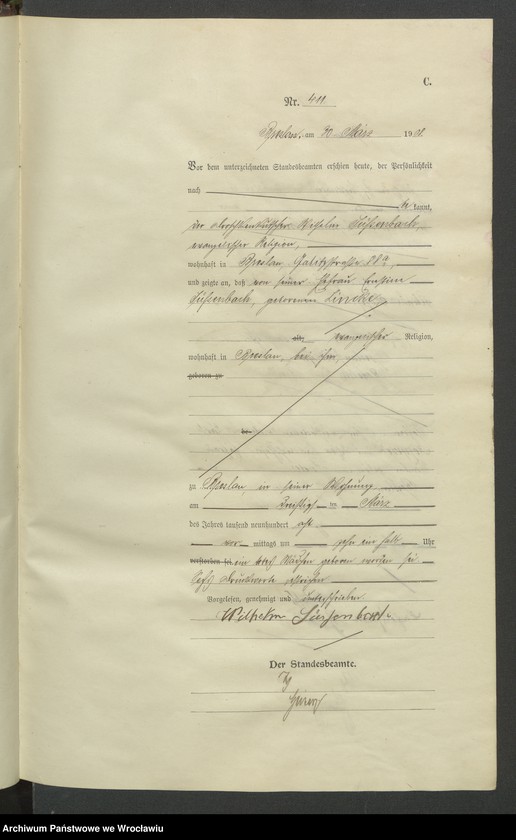 image.from.unit.number "Sterbe-Haupt-Register Breslau IV 1908 Band 2"