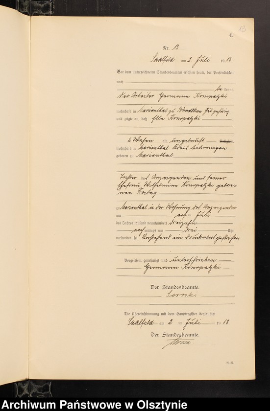 image.from.unit.number "Sterbe-Neben-Register Nr 1 - 29"