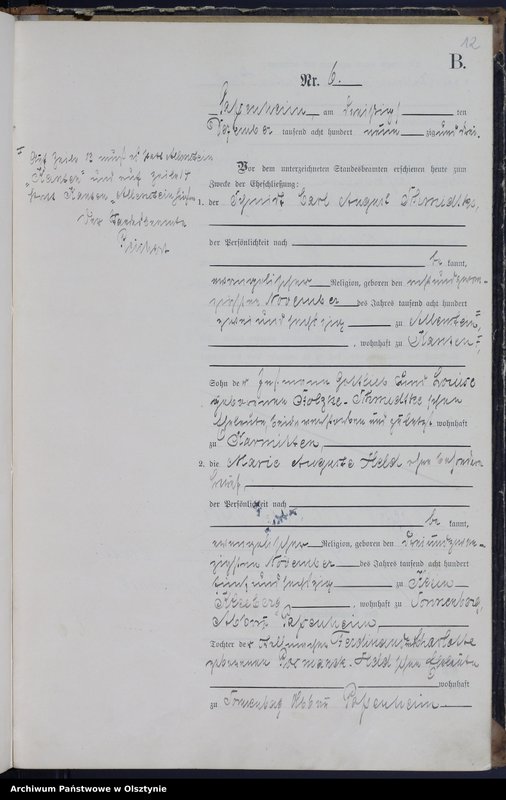 image.from.unit.number "Heiraths-Haupt-Register Nr 1 - 6"