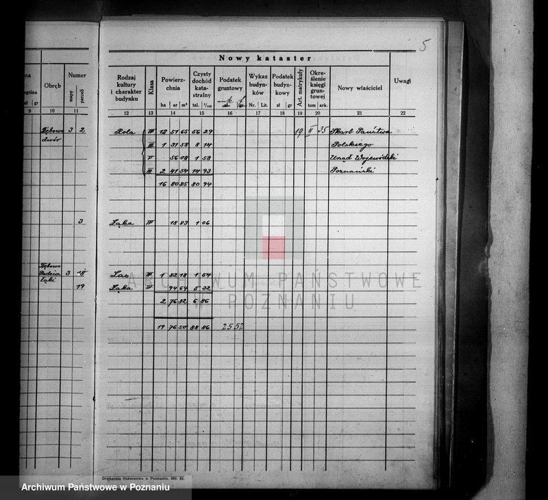 Obraz 9 z jednostki "Ostateczny rejestr pomiarowy majątku Dębowo powiatu wyrzyskiego"