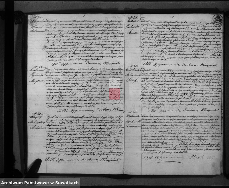 image.from.unit.number "Duplikat urodzonych, zaślubionych i umarłych parafii wiżajńskiej na rok 1858"