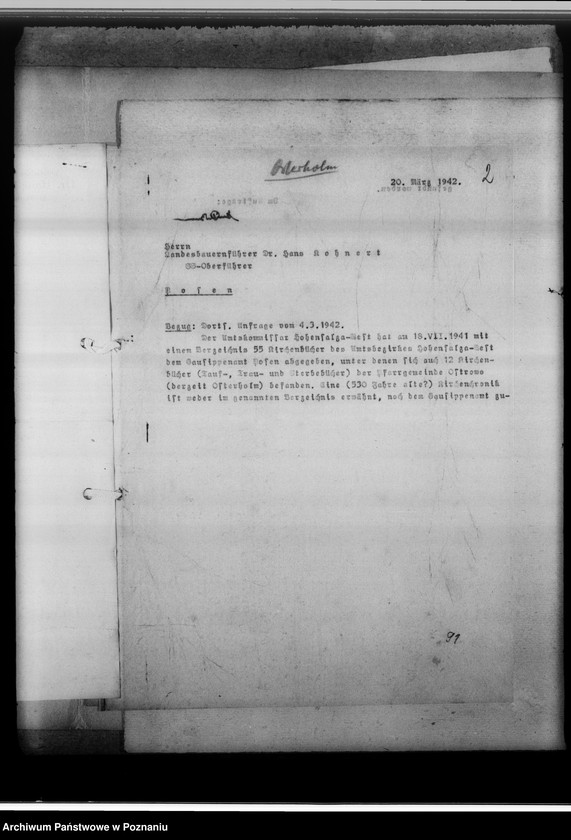 Obraz 6 z jednostki "[Korespondencja w sprawie zaginionych ksiąg kościelnych]"