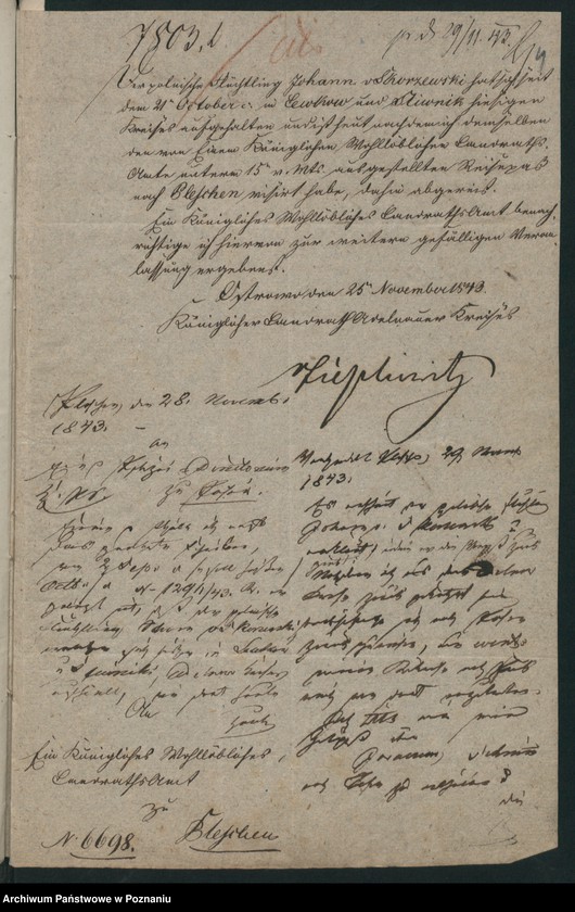 Obraz 7 z jednostki "A. betr. den polnischen Flüchtling Johann von Skarzewski"