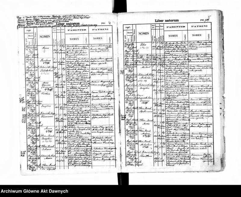 image.from.unit.number "Parafia: Kałusz. Dekanat: Dolina. Księga metrykalna urodzeń dla całej parafii."
