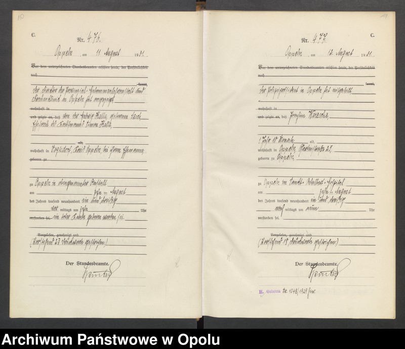 Obraz 9 z jednostki "[Rejestr zgonów] 1931 Tom II Nr 468-746"