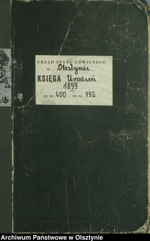 image.from.unit.number "Geburts-Haupt-Register Tom II,Nr 400 - 792"