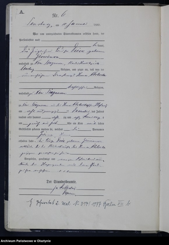 image.from.unit.number "Geburts-Haupt-Register Nr 1 - 266"