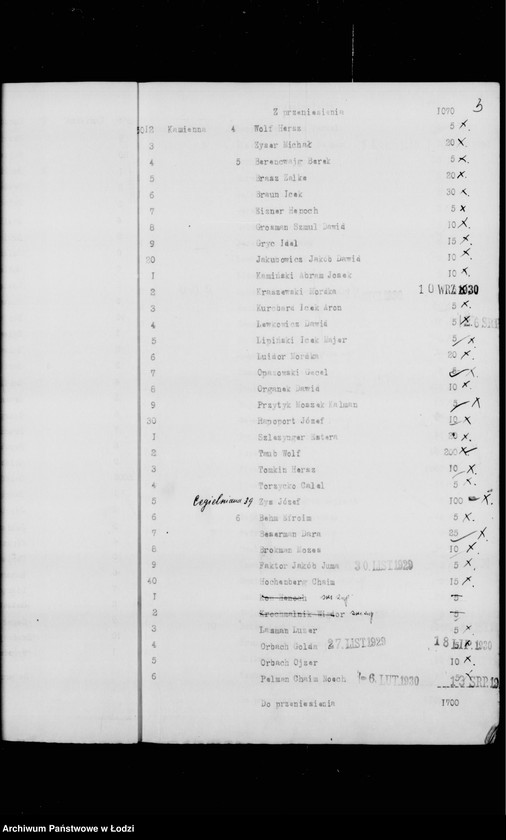 Obraz 7 z jednostki "Rejestr poborczy"