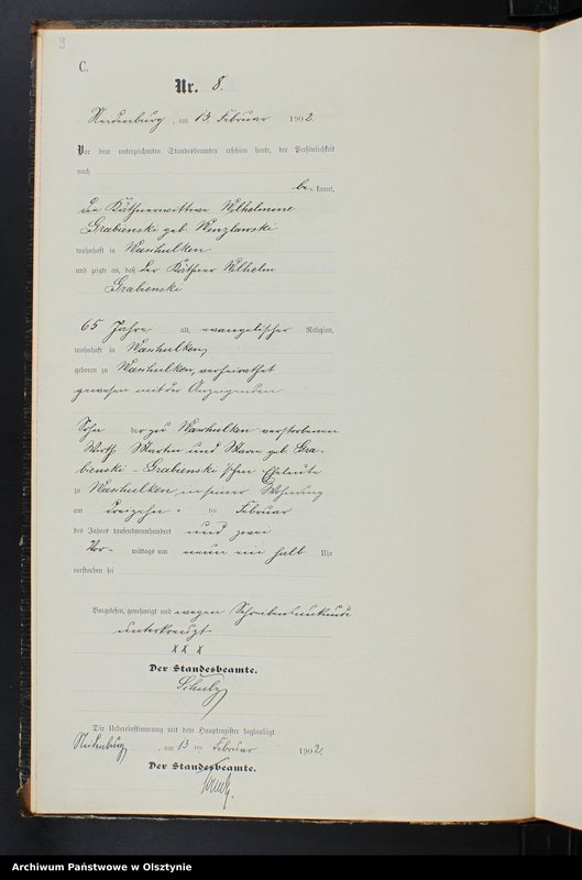 image.from.unit.number "Sterbe-Neben-Register Nr 1 - 70"
