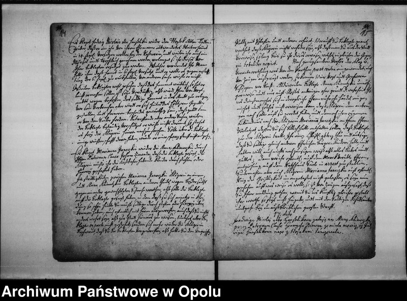 image.from.unit.number "["Protoculum" urzędu wójtowskiego miasta Opola (prowadzony przez hrabiego Jerzego Adama z Gaszyny, hetmana krajowego księcia opolsko - raciborskiego).]"