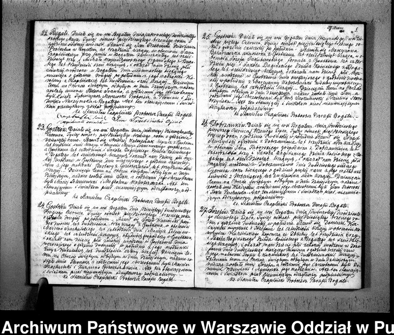 Obraz 7 z jednostki "Akta urodzeń, małżeństw i zgonów"