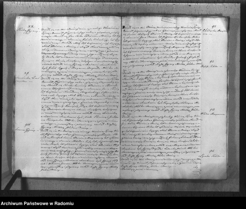 Obraz 18 z jednostki "[Duplikat akt urodzonych, zaślubionych i zmarłych parafii Brzóza w roku 1850]"