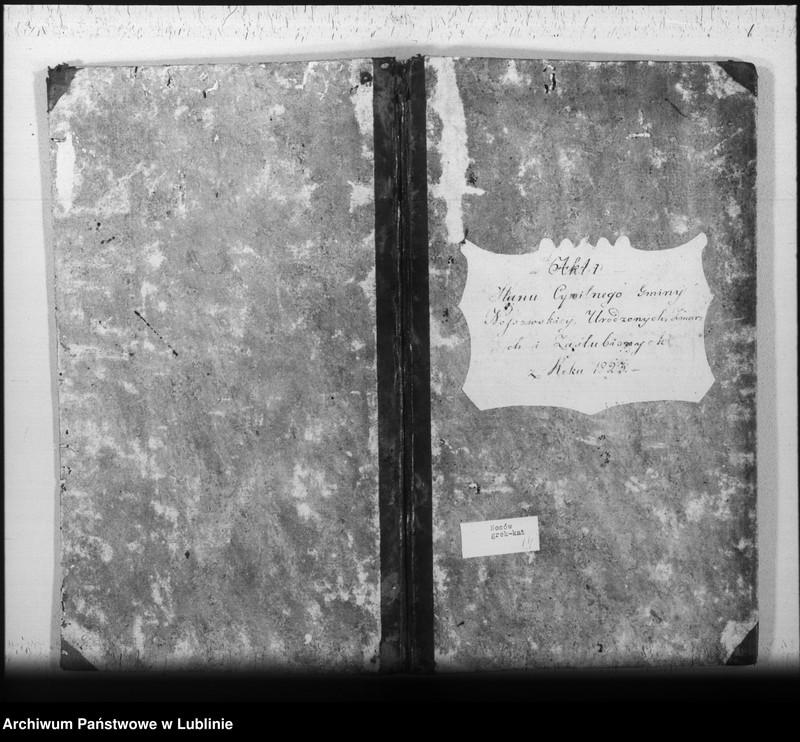 image.from.unit.number "Księga urodzeń, zapowiedzi, małżeństw i zgonów"