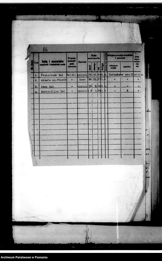 Obraz 19 z jednostki "Dziembowo - odprawy z art.. 44 reformy rolnej powiatu chodzieskiego"