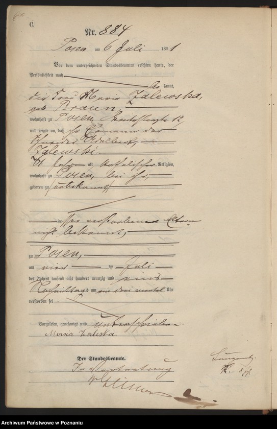 Obraz 9 z jednostki "Księga zgonów t. III"