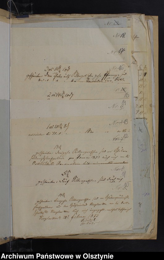 image.from.unit.number "Beläge zur Kirchspiels Schul-Kassen Rechnung von Kruklanken"