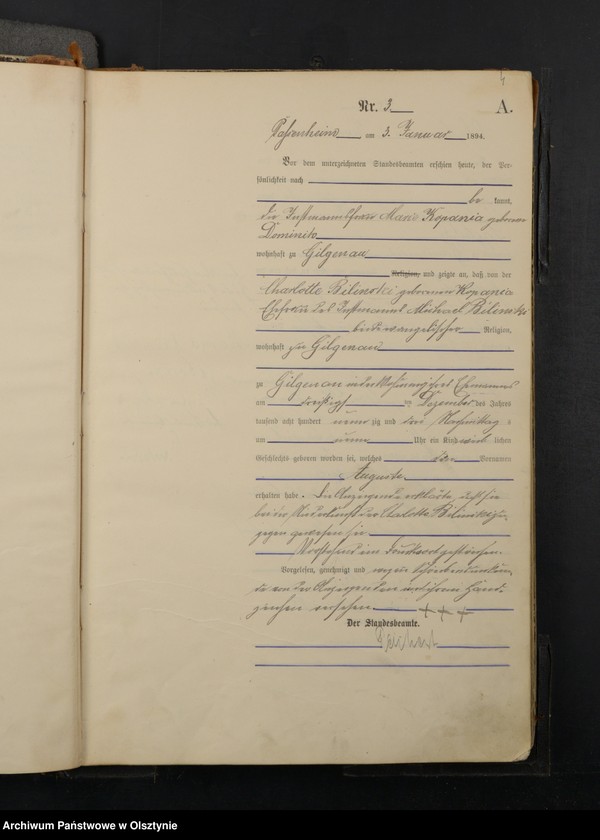 image.from.unit.number "Geburts-Haupt-Register Nr 1 - 265"