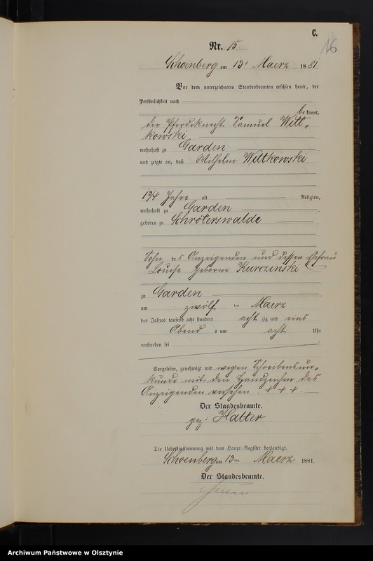 image.from.unit.number "Sterbe-Neben-Register Nr 1 - 70"