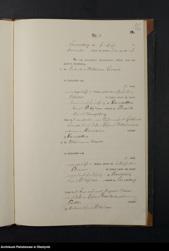 image.from.unit.number "Heiraths-Neben-Register Nr 1 - 9"