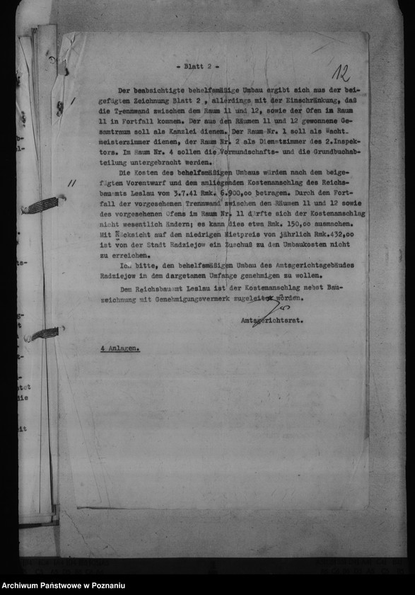 Obraz 16 z jednostki "Amtsgericht Radziejów"