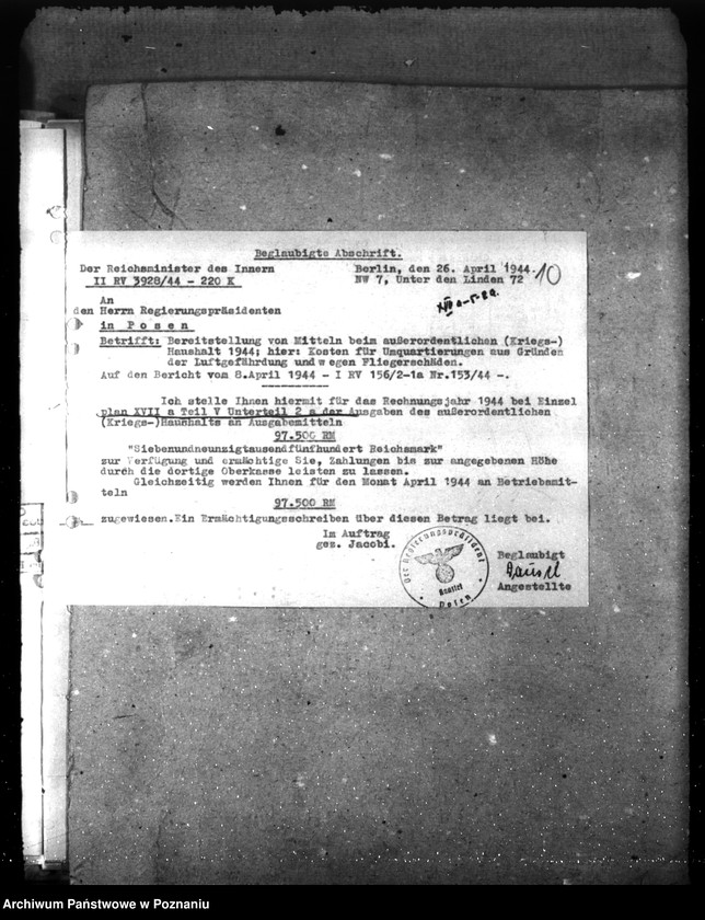 Obraz 14 z jednostki "Haushaltsmittel"