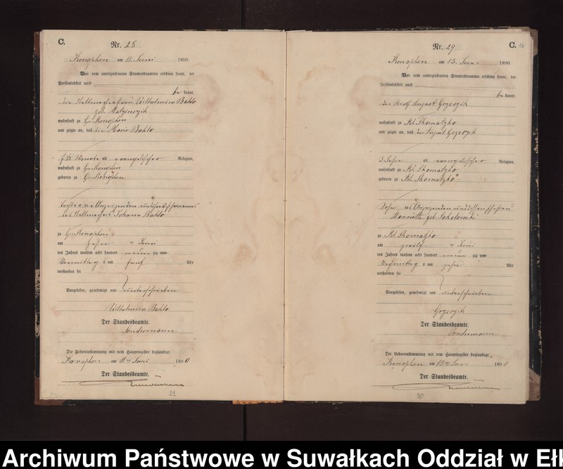 image.from.unit.number "Sterbe-Neben-Register des Preussischen Standes-Amtes Gr. Konopken Kreis Loetzen"