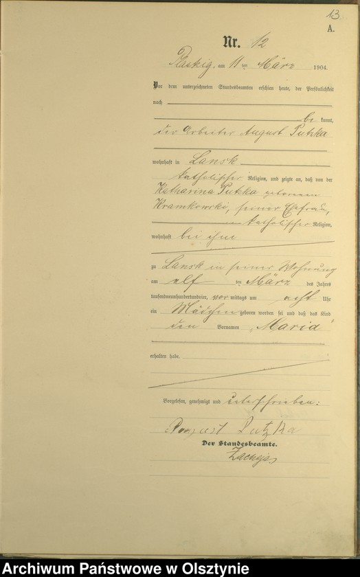 image.from.unit.number "Geburts-Haupt-Register Nr 1 - 38"