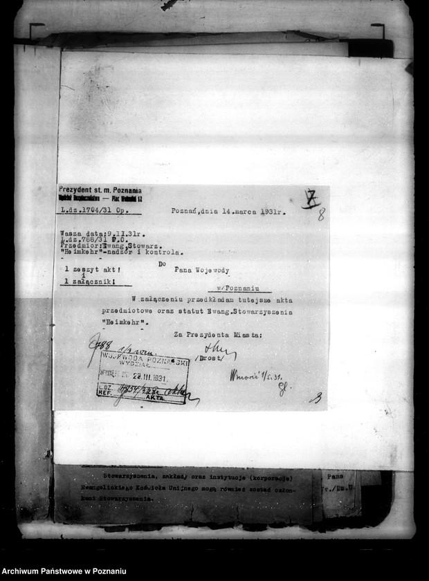 Obraz 12 z jednostki "Ewangelickie Stowarzyszenie,,Heinkehr" Poznań"