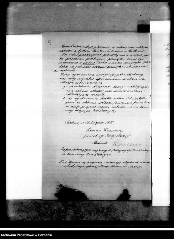 Obraz 8 z jednostki "Korespondencja, wytyczne, listy składek członkowskich"