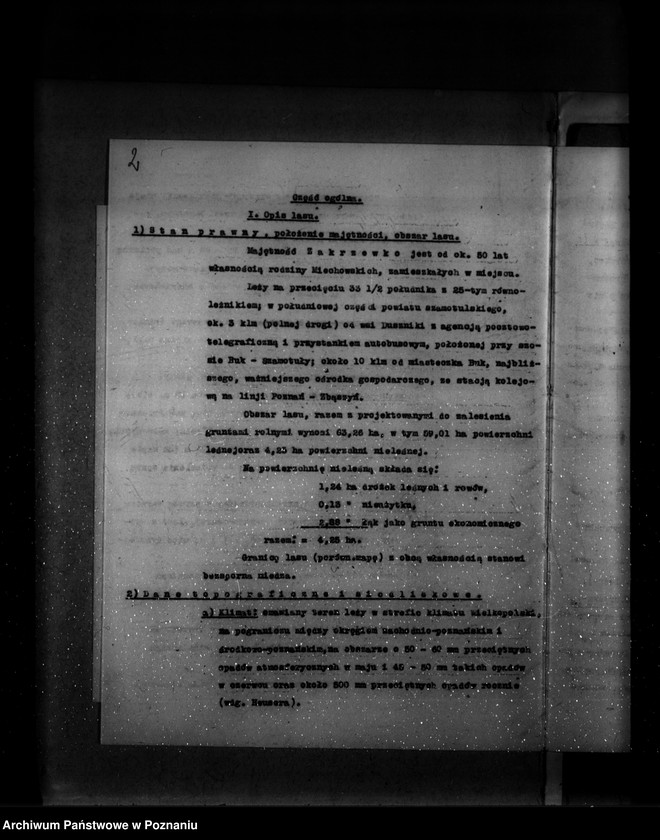 image.from.unit.number "Program urządzenia lasu majątku Zakrzewo powiat szamotulski 1937-1947"