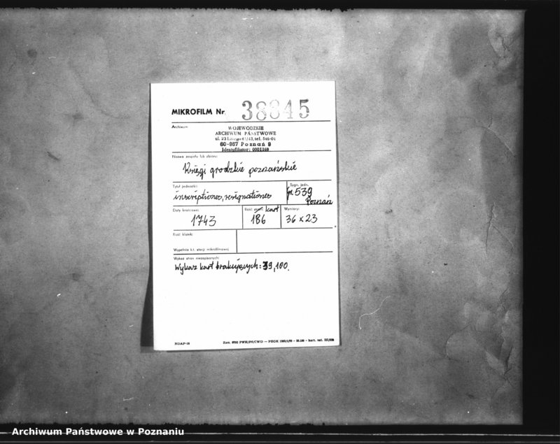 Obraz 2 z jednostki "Inscriptiones, resignationes [protocollon]"