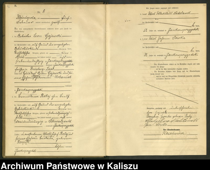 Obraz 11 z jednostki "[Księga małżeństw]"