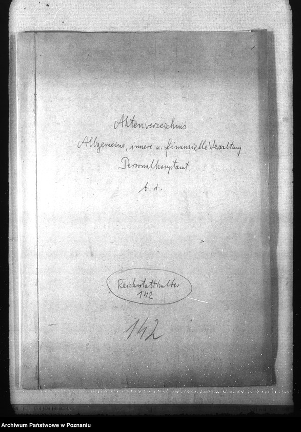 Obraz 4 z jednostki "Aktenverzeichnis- Personalhauptamt"
