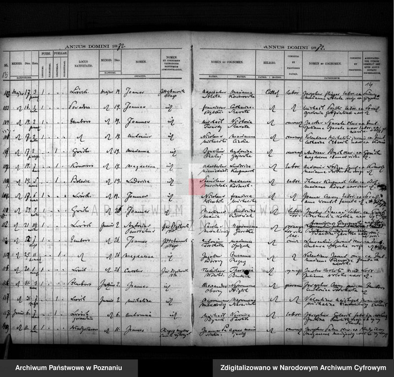 image.from.unit.number "Liber baptisatorum, copulatorum, mortuorum"
