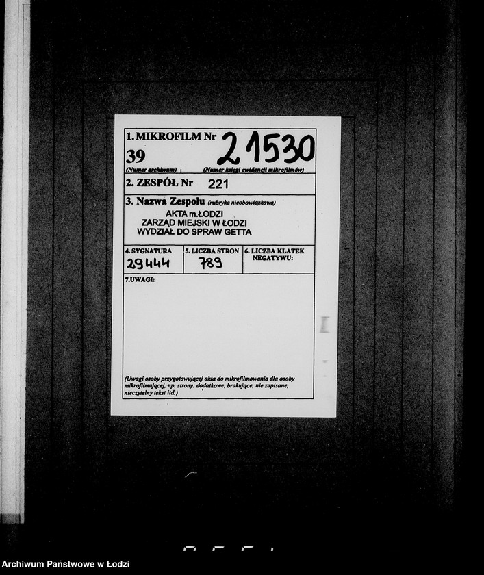 Obraz 2 z jednostki "Korrespondenz mit den Abteilungen im Hause"