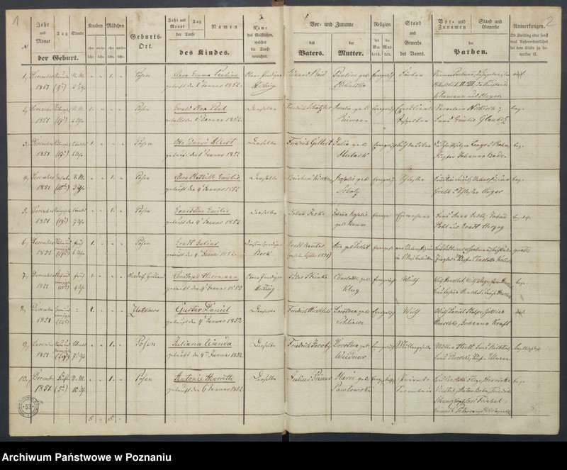 Obraz 4 z jednostki "[Akta urodzeń i chrztów, zapowiedzi i ślubów, zgonów i pogrzebów]"