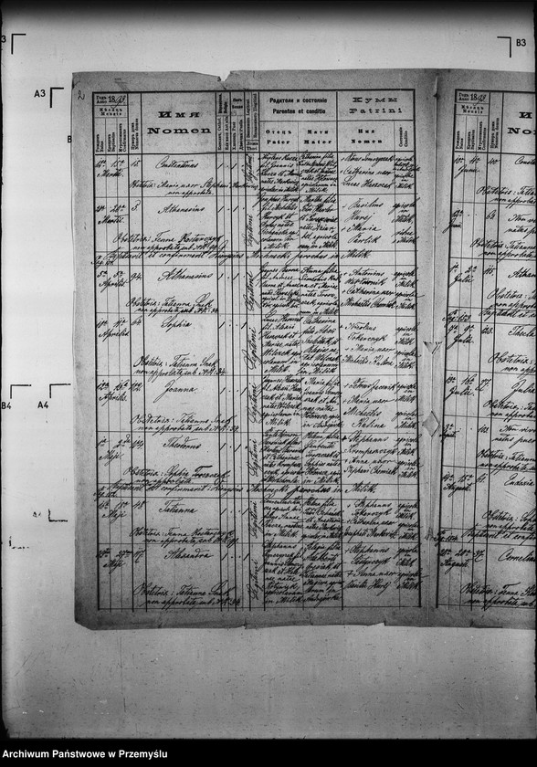 Obraz 6 z jednostki "[Kopie ksiąg metrykalnych parafii Milik z filią Andrzejówka (dekanat Muszyna)]"