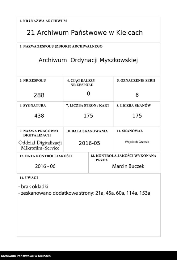 image.from.unit.number "Dowody rozchodu kasy dóbr Przęsławice od 1 listopada do 28 lutego 1869 roku"
