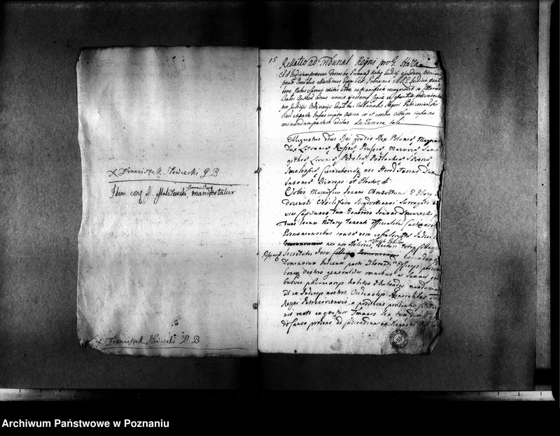 Obraz 19 z jednostki "Resignationes ,inscriptiones, relationes [protocollon]"